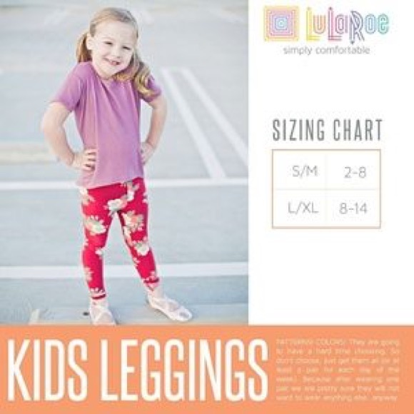 LulaRoe NWT Girls Mae 2 dress S/M leggings bundle - Picture 5 of 5